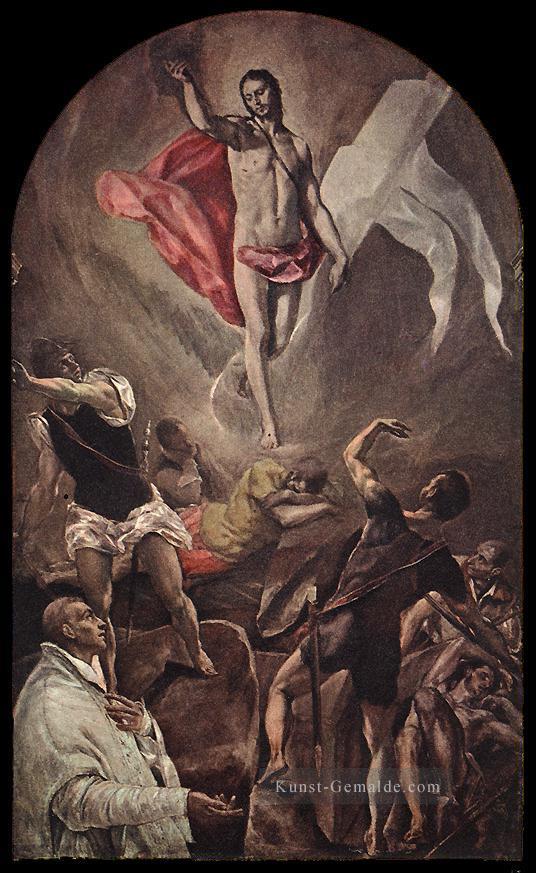 Resurrection 1577 Renaissance El Greco Ölgemälde
